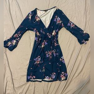 Long sleeve floral dress
